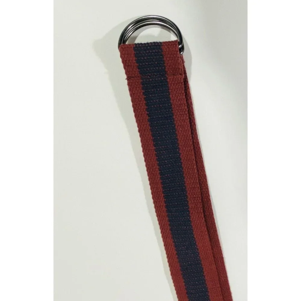 Boys Striped Clip-On Neck Tie Belt Easter Kids Easter Wedding Spring Blue Red